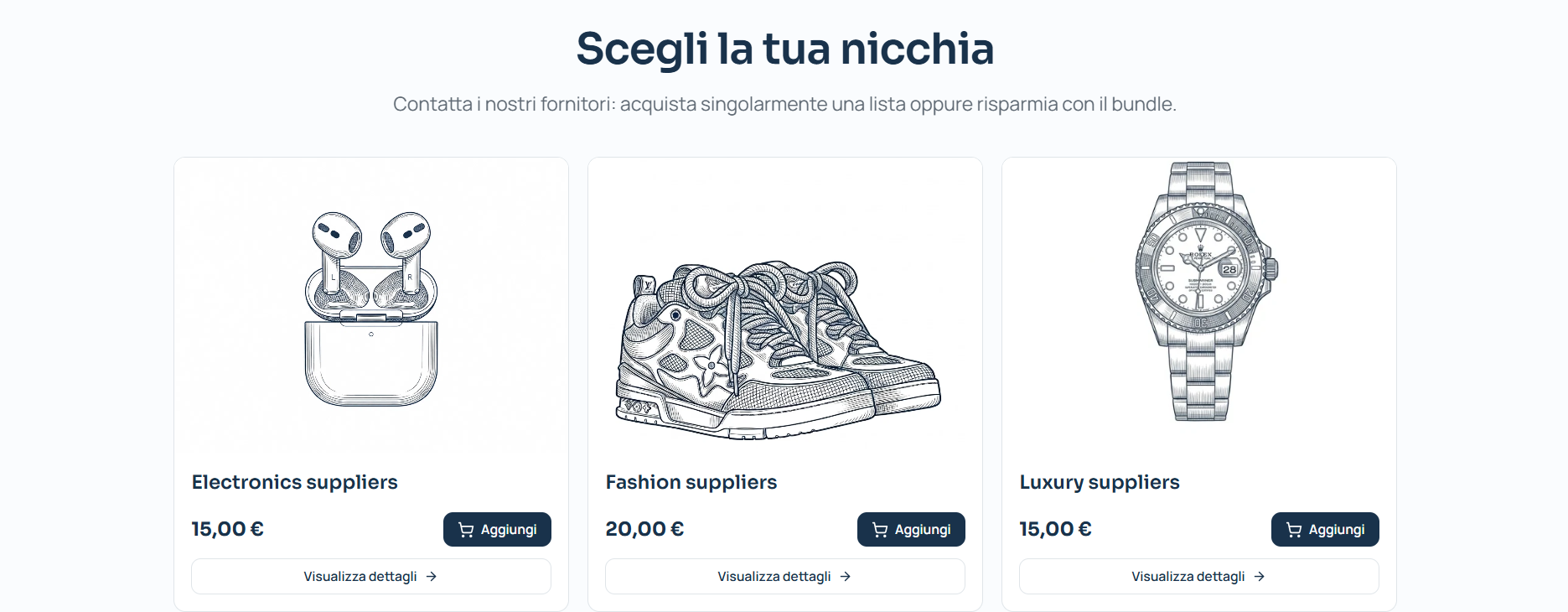 Scegli la tua lista